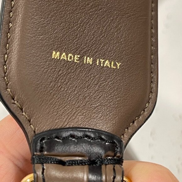 Fendi Vitello Century Bi-Color FF 1974 Embossed Strap You Maya (JB1295) - Picture 3 of 5